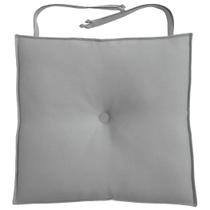 Almofada Para Cadeira 40x40cm Moond - Cinza