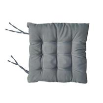 Almofada Para Cadeira Assento Futton Liso Cinza 40x40
