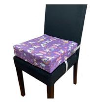 Almofada para cadeira elevação unicórnio lilás kippy baby