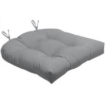 Almofada Para Cadeira Futton Solid 40x40cm - Cinza Almofada Para Cadeira Futton Solid 40x40cm - Cinza