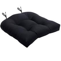 Almofada Para Cadeira Futton Solid 40x40cm - Preto - Ecaza