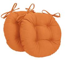 Almofada Para Cadeira Redondo Ø40cm - 2pçs Laranja