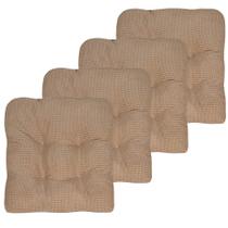 Almofada para Cadeira Sweet Home Collection - Espuma com Memória de Formato Taupe