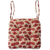 Almofada para cadeira vctops com estampa floral 41x41 cm, macia e antiderrapante Almofada para cadeira vctops com estampa floral 41x41 cm, macia e antiderrapante