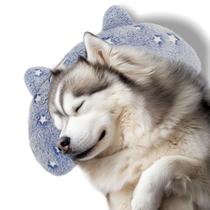 Almofada para cães POMESEA Glow in The Dark para cães grandes (azul)