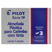 Almofada para carimbo azul n3 - piloto