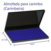 Almofada para Carimbo Grande N3 c/ 3 Opções de Cores 11 x 6,7 cm - carimbeira