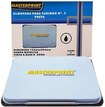 Almofada para carimbo Masterprint N3 preto