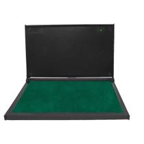 Almofada Para Carimbo N3 Verde com Tinta Aplicada