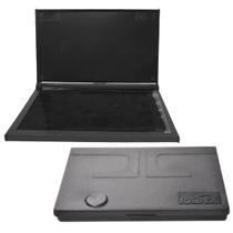 Almofada Para Carimbo N4 Preta com Tinta Aplicada