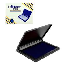 Almofada para Carimbo Nº 3 Azul Star Print Almofada para Carimbo Nº 3 Azul Star Print