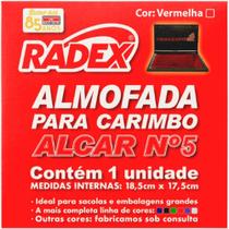 Almofada para Carimbo Nº5 Vermelha