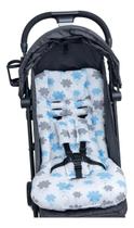 Almofada Para Carrinho de Bebê Universal - NUVENS AZUL JOLI