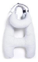 Almofada Para Carros Viagem Formato Chevron Cinza Chevron