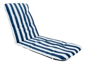 Almofada Para Espreguicadeira 170x58x3cm Listrada - Azul