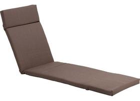 Almofada Para Espreguicadeira 200x55x5cm Lisa - Marrom