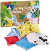 Almofada para Gato Pretty Kitty com Brinquedos de Catnip e Valeriana