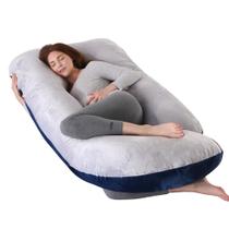 Almofada para Gestante ALLOPERA 145 cm com Suporte para o Corpo Inteiro em Veludo