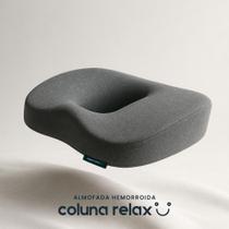 Almofada para o Cóccix Coluna Relax Promove o Alívio Imediato da Pressão do Cóccix. Corrige a Postura sem Esforço. Conforto por Horas.
