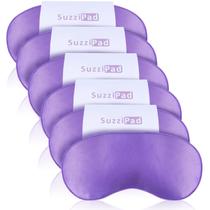 Almofada para os olhos SUZZIPAD com peso e aromaterapia, kit com 6 unidades, roxa