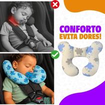 Almofada Para Pescoço Bebe Conforto Fofinha Apoio De Cabeça