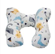 Almofada Para Pescoço Com Apoio de Cabeça para Bebe Cadeirinha e Bebê Conforto Passeio Dino Almofada Para Pescoço Com Apoio de Cabeça para Bebe Cadeirinha e Bebê Conforto Passeio Dino