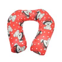 Almofada para Pescoço Infantil Vermelho Estampado