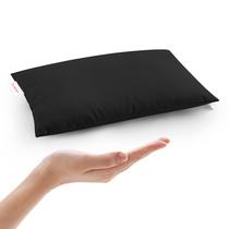 Almofada pequena Pro Goleem para dormir e viajar preta