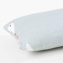 Almofada Pequena Retangular/Pássaros Azul - 45cmx20cm
