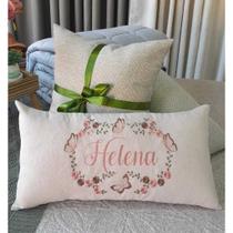 Almofada Personalizada com Seu Nome Bordado Sua Cama Mais Linda Almofada Personalizada com Seu Nome Bordado Sua Cama Mais Linda
