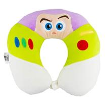 Almofada Pescoceira Buzz Lightyear Toy Story 30x31cm Original Disney Viagem Conforto - DXT30P-TY2-D