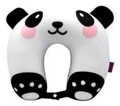 Almofada Pescoço Microperolas Aplique Panda Zona Criativa Almofada Pescoço Microperolas Aplique Panda Zona Criativa