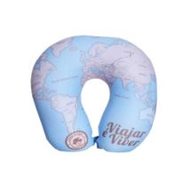 Almofada pescoco microperolas viagem