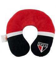 Almofada Pescoço São Paulo Pescoceira SPFC Tricolor 28x29cm