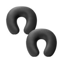 Almofada Pescoço Viagem Apoio Cervical Fibram Cor:CinzaQuantidade:2 Almofada Pescoço Viagem Apoio Cervical Fibram Cor:CinzaQuantidade:2