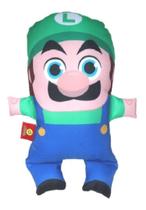 Almofada Ploosh Luigi Game Nintendo Jogo Super Mario Bros