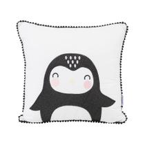 Almofada Pompom Woodland Pinguim Almofada Pompom Woodland Pinguim