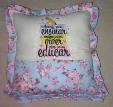 Almofada Porta Controle Remoto Professora