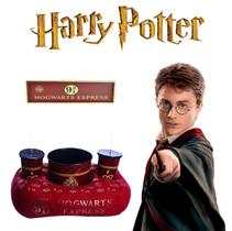 Almofada Porta Pipoca C/ Copos Harry Potter Plataforma 9 3/4 - Zona Criativa