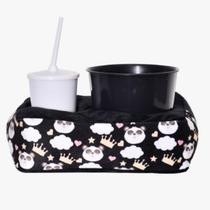 Almofada Porta Pipoca Cinema em Casa Copo com Balde