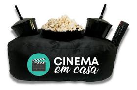 Almofada Porta Pipoca Personalizada Casal - Cinema Em Casa