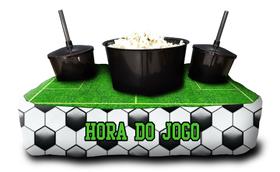 Almofada Porta Pipoca Personalizada - Hora do jogo 0,45x0,30cm Almofada Porta Pipoca Personalizada - Hora do jogo 0,45x0,30cm