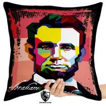 Almofada Premium 45x45 abrahan lincon presidente americano Almofada Premium 45x45 abrahan lincon presidente americano