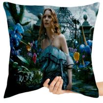 Almofada Premium 45x45 alice vestido azul