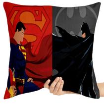 Almofada Premium 45x45 batman e superman desenho