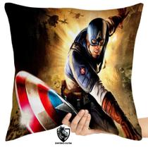 Almofada Premium 45x45 capitao america