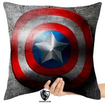 Almofada Premium 45x45 capitao america escudo