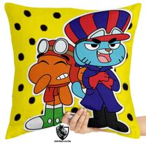 Almofada Premium 45x45 gumball dick e mutley Almofada Premium 45x45 gumball dick e mutley