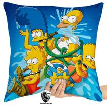 Almofada Premium 45x45 homer familia homer lisa bart Almofada Premium 45x45 homer familia homer lisa bart