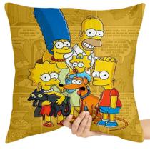 Almofada Premium 45x45 the homer amarelo jornal Almofada Premium 45x45 the homer amarelo jornal